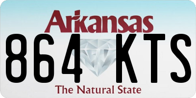 AR license plate 864KTS