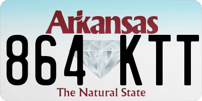 AR license plate 864KTT