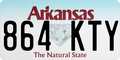 AR license plate 864KTY