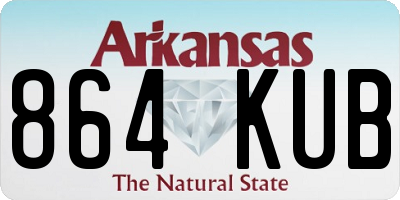 AR license plate 864KUB