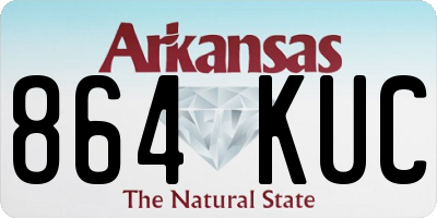 AR license plate 864KUC