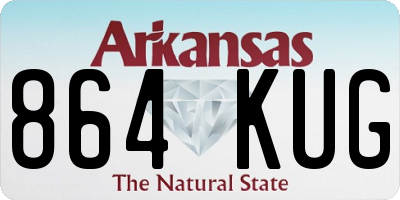 AR license plate 864KUG