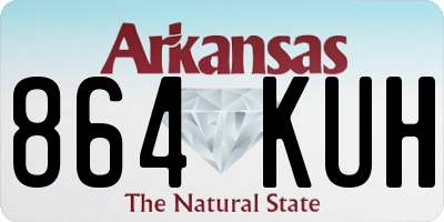 AR license plate 864KUH