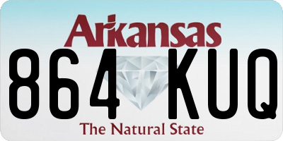 AR license plate 864KUQ