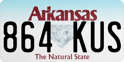 AR license plate 864KUS