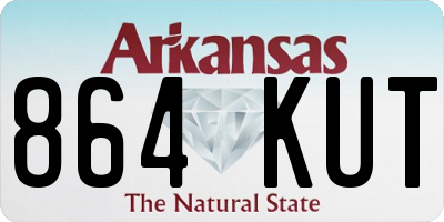AR license plate 864KUT