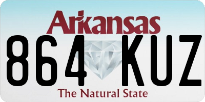 AR license plate 864KUZ