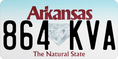 AR license plate 864KVA