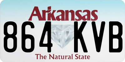 AR license plate 864KVB