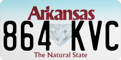 AR license plate 864KVC