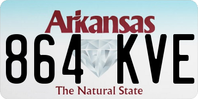 AR license plate 864KVE