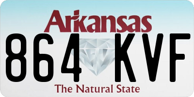 AR license plate 864KVF