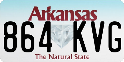 AR license plate 864KVG