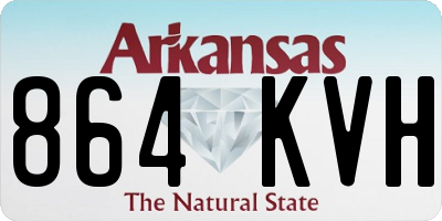AR license plate 864KVH