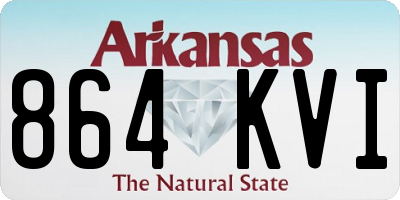 AR license plate 864KVI