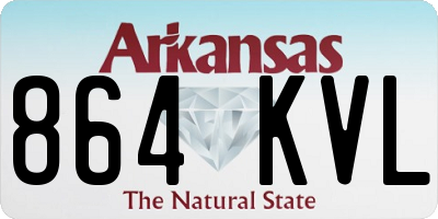 AR license plate 864KVL