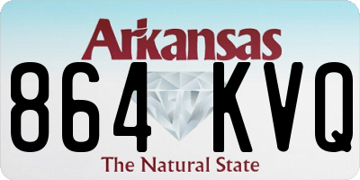 AR license plate 864KVQ