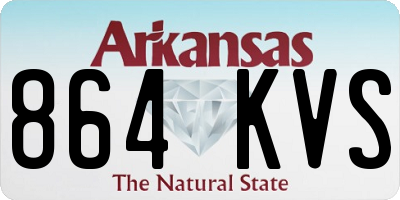 AR license plate 864KVS