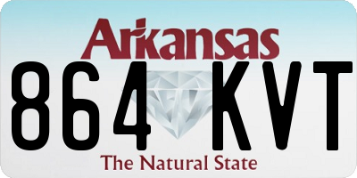 AR license plate 864KVT