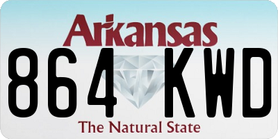 AR license plate 864KWD
