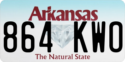 AR license plate 864KWO