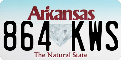 AR license plate 864KWS