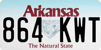 AR license plate 864KWT