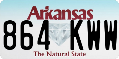 AR license plate 864KWW