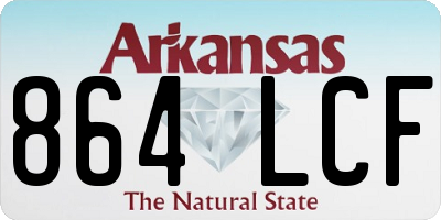 AR license plate 864LCF