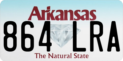 AR license plate 864LRA