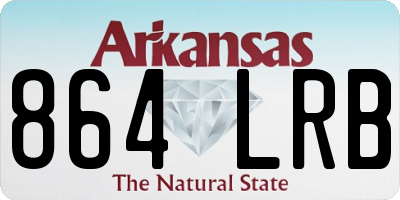 AR license plate 864LRB