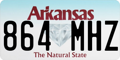 AR license plate 864MHZ