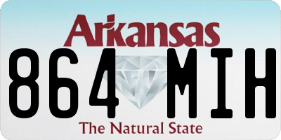 AR license plate 864MIH
