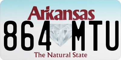 AR license plate 864MTU