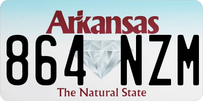 AR license plate 864NZM