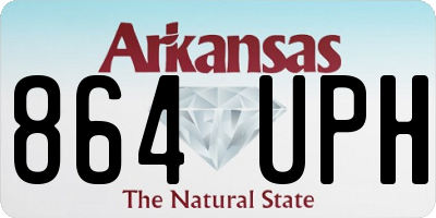 AR license plate 864UPH