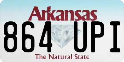 AR license plate 864UPI