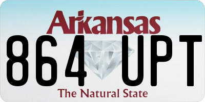 AR license plate 864UPT