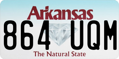 AR license plate 864UQM