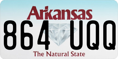 AR license plate 864UQQ