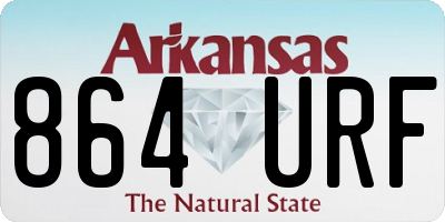 AR license plate 864URF