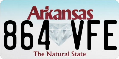 AR license plate 864VFE