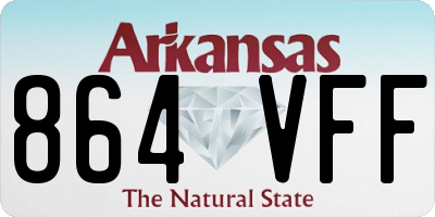 AR license plate 864VFF