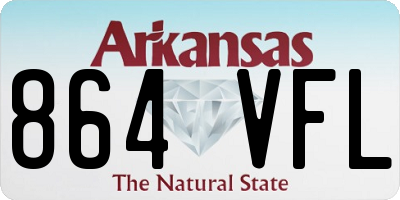 AR license plate 864VFL