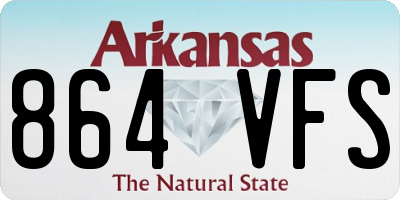 AR license plate 864VFS