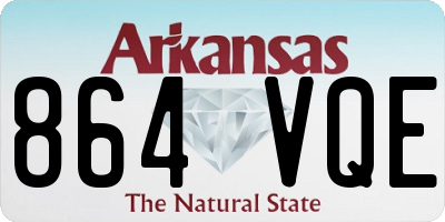 AR license plate 864VQE