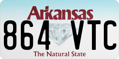 AR license plate 864VTC