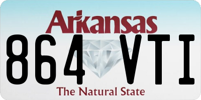AR license plate 864VTI