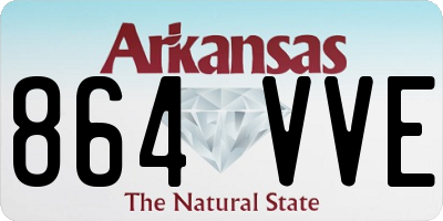 AR license plate 864VVE