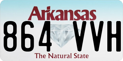AR license plate 864VVH